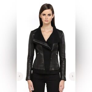 Mackage Black Leather Jacket